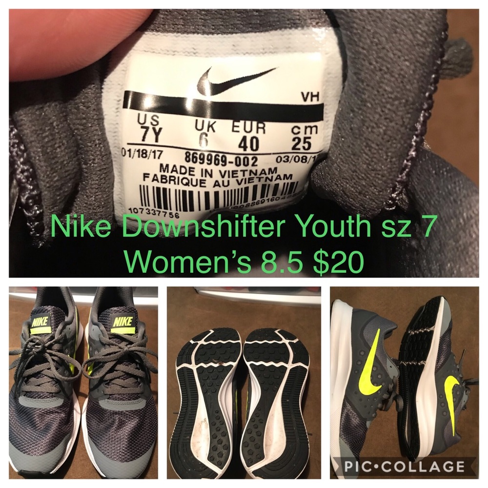Nike Downshifter Yth sz 7